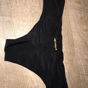 Black sports brief San Lorenzo bottoms